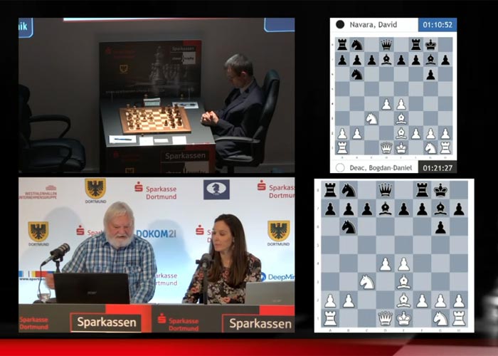 Live with GM Jussupov and WIM Steil-Antoni