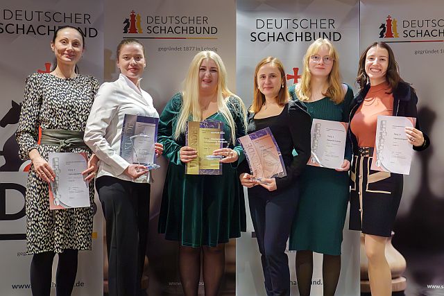 Siegerin der Internationalen Offenen Deutschen Frauen Einzelmeisterschaft eingeladen